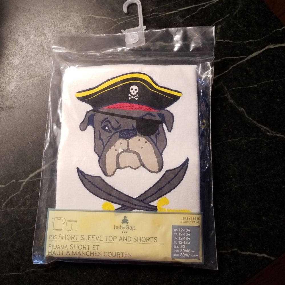 Pirate dog pajamas by babyGAP